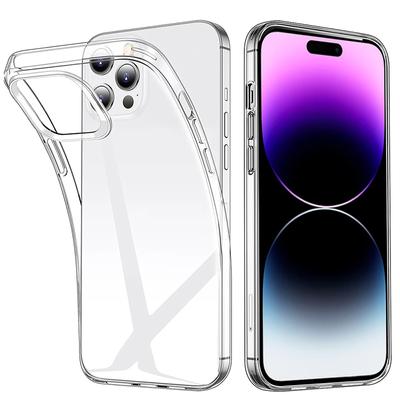 Pouzdro na telefon pro iPhone 14 Pro Max Shockproof Měkký silikonový průhledný nárazuvzdorný