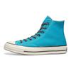 Converse Zapatillas Unisex Chuck Taylor All Star Cómodas Versátiles Retro de Caña Alta de Lona Años 70 Azul 162365C