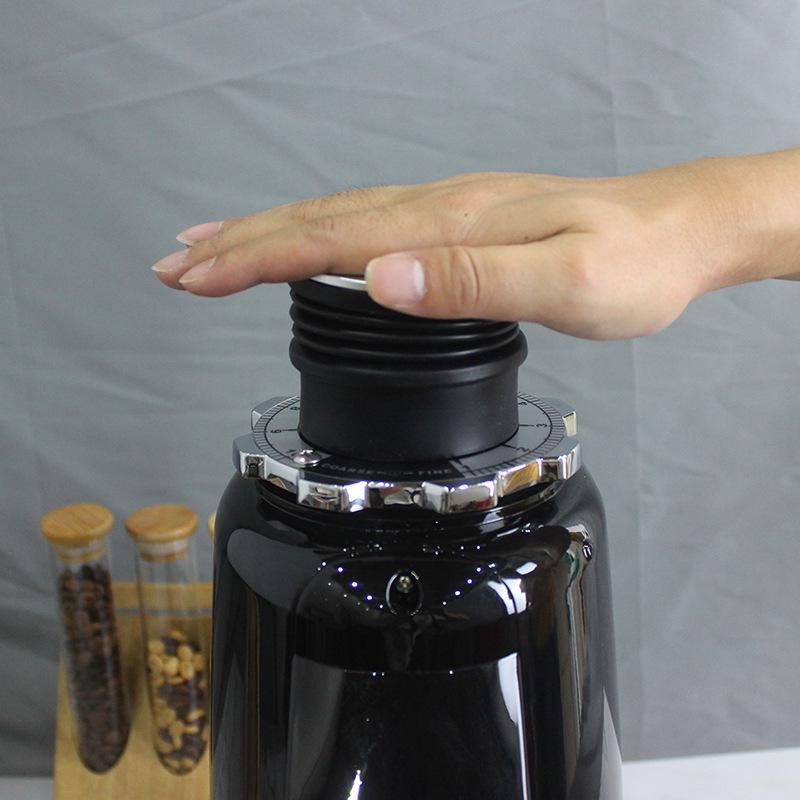 DF64 Italian Coffee Grinder with Telescopic Blowing Bean Bin for Cleaning Residual Powder