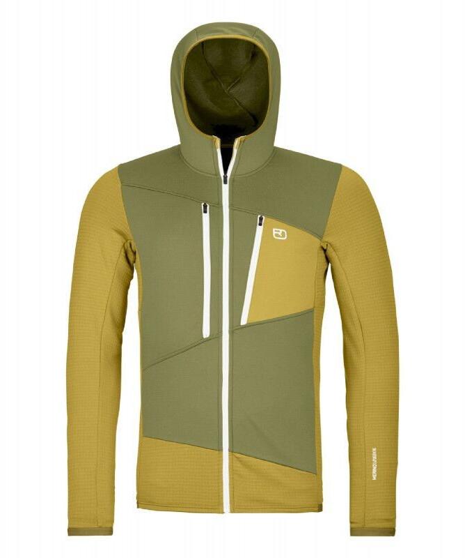Jacket Ortovox Fleece Grid Hoody M Jkt (87214)
