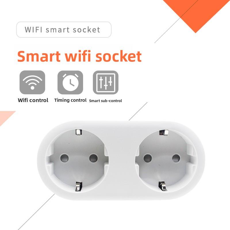 Hot Products Shunt Dual-Control Voice Control Timer Switch Life SocketwifiSmart Socket