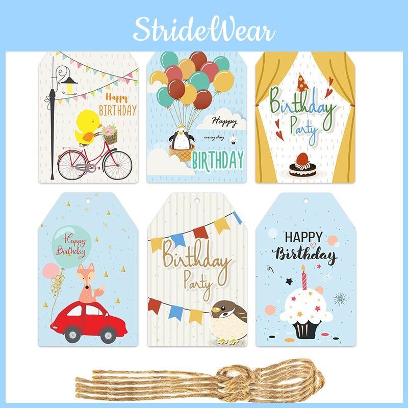 Birthday Decorations Party With Paper Hang Tags And 60pcs For Venue Setup