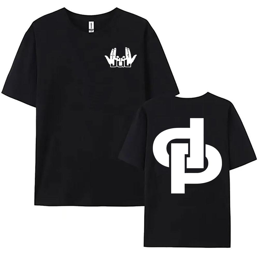 

Hip Hop Rapper JUL T-shirt Unisex Streetwear Short Sleeve Cotton Men Women Tshirts O-neck Loose Fashion Heavy Mental T Shirts S разноцветный