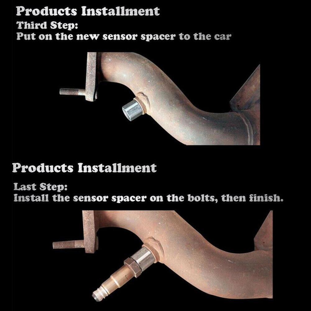 Car CEL Fix Check Engine Light Eliminator Adapter Oxygen O2 Sensor M18X1.5