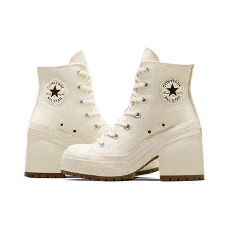 Converse Chuck 70 De Luxe Absatz Hoch Unisex Egret/Egret/Schwarz A05348C