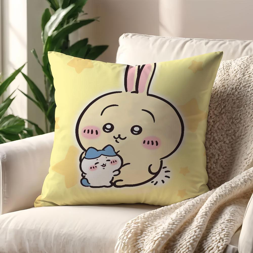 Cute CChiikawaS cushion cover For Pillow Printing Sofa Decoration Home Car Room Coffee Shop Office Nordic Simplicity