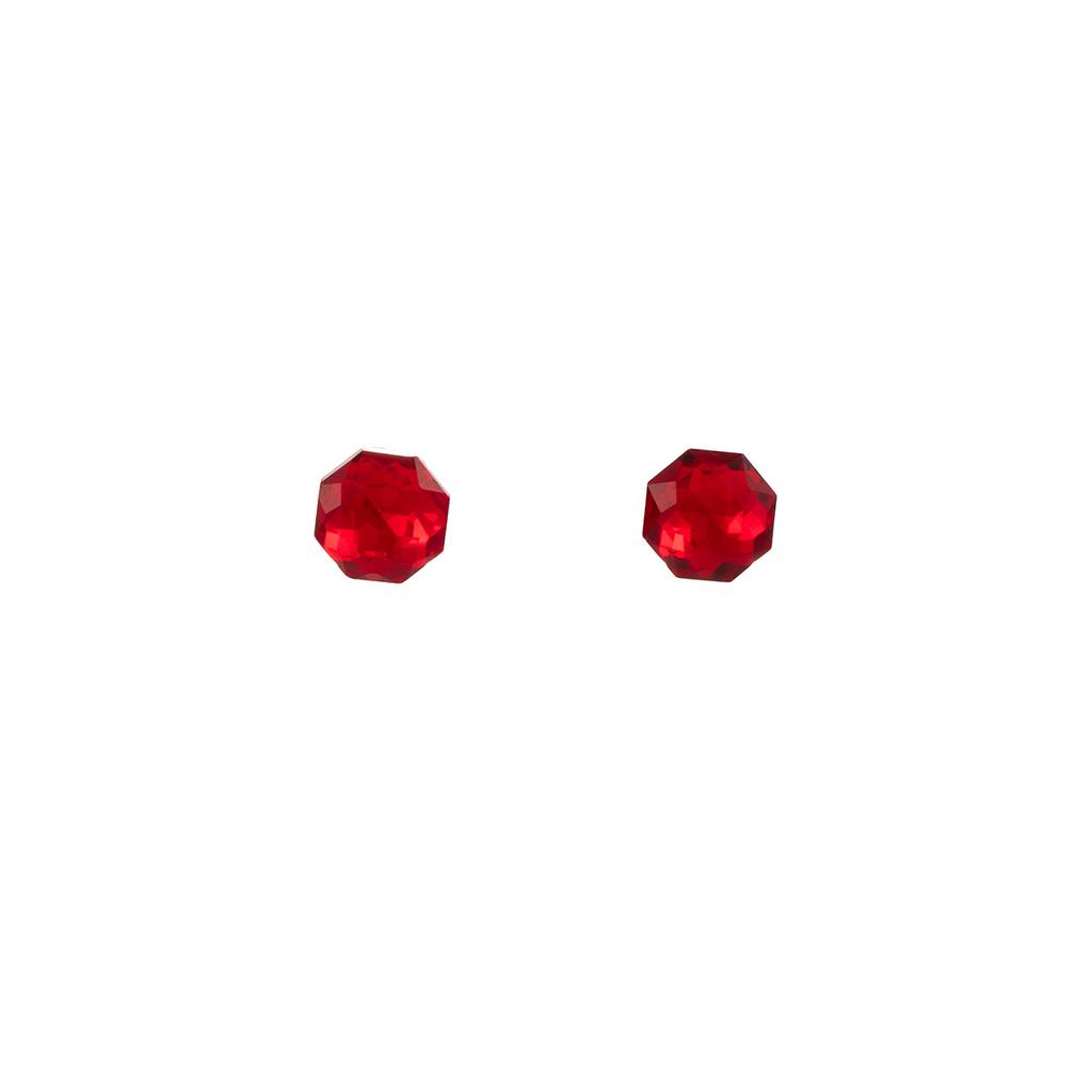 Explosive Millennium Eight-Sided Rose Ear Bone Nails Women'S Multi-Faceted Personality Zircon Exquisite Ear Holes