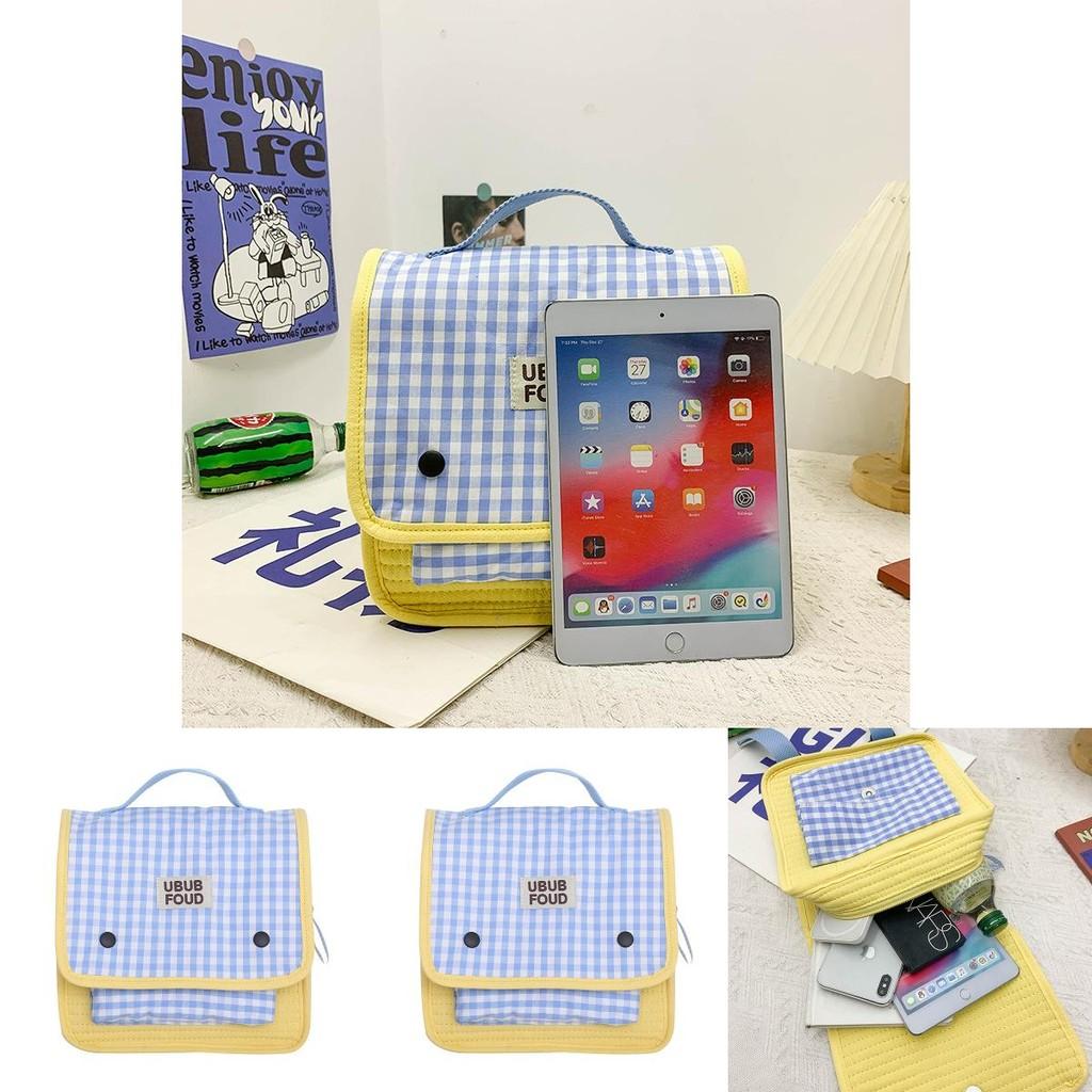 Simple Grid Pattern Letter Decoration Children Casual Backpacks For Kindergarten Kids