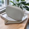 1Pc Oval Silicone Cosmetic Bag Coin Purse Large Capacity Multifunction Storage Bag Solid Color Small Item Bag Pouch