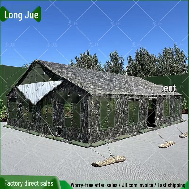Longjue 16x10m Large Cotton Command Tent with Side Room