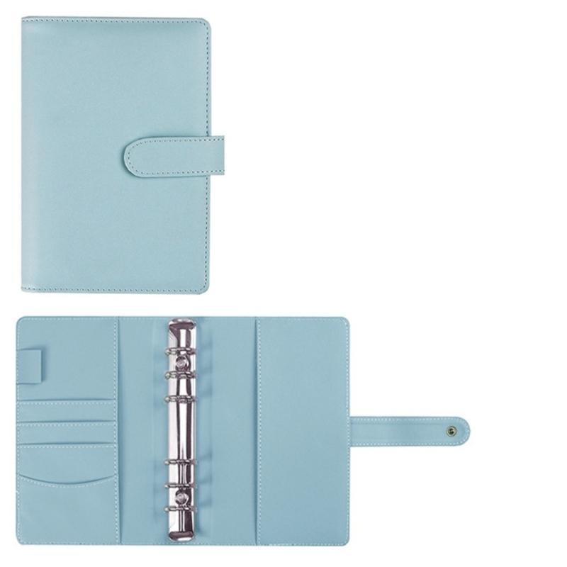 1 Set A6 Budgetplaner, 6-Loch-Ringbuch mit Taschen und Trennblättern für Reisen
