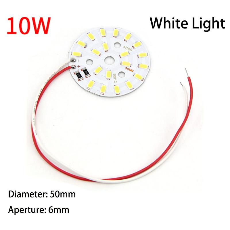 3pcs 5V 3W 5w 10w 30w LED Chip Bead Yellow Warm White Lamp Night Lights Wire Board Bulb Round Transformation Source 32MM 50mm 14mm
