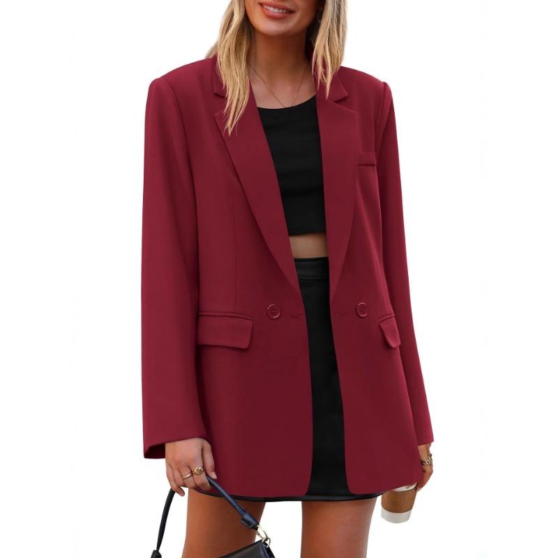 Women S Casual Loose Fit Blazer Commute Versatile Outerwear