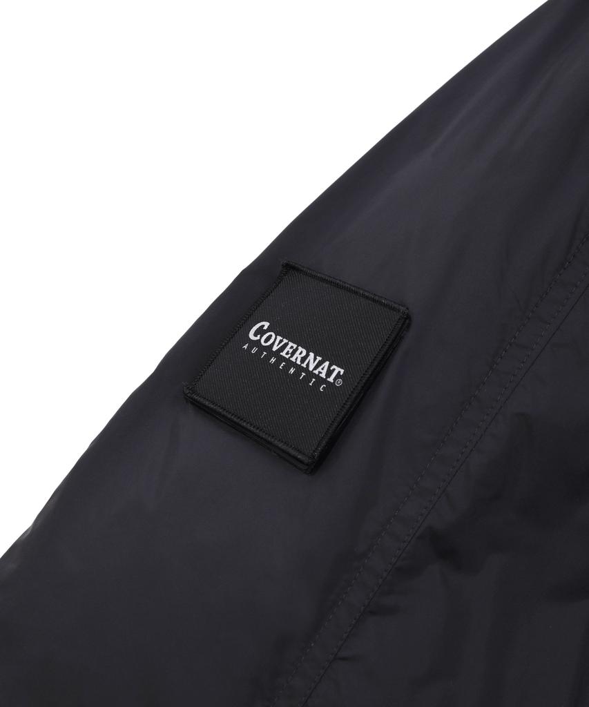 COVERNAT Two-Tone Hoodie Parka Navy