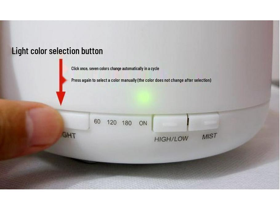 500ML Ultrasonic Air Humidifier & Aroma Diffuser - Muji Style, USB, Large Capacity