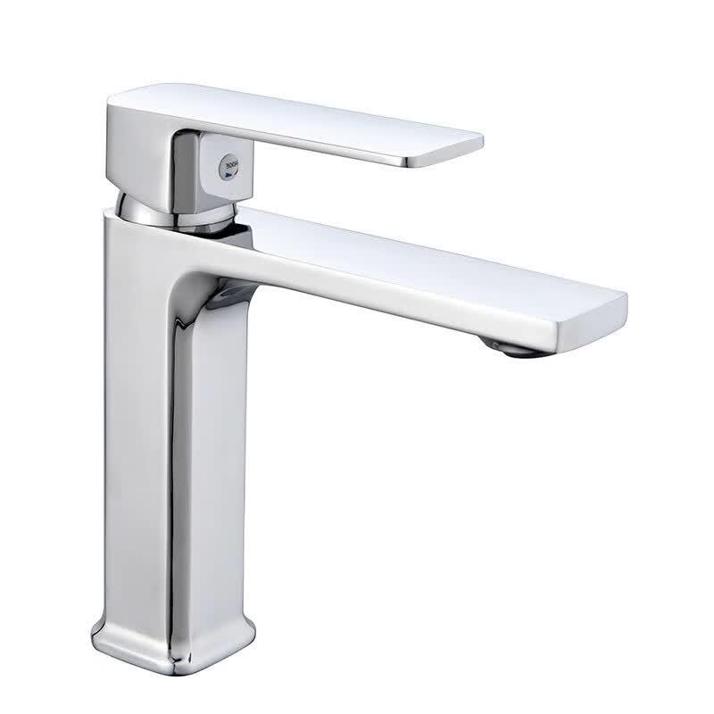 TLXT Short Electroplated Bathroom Basin Faucet