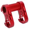 Bicycle Double Stem Riser 25.4MM Folding Bike Aluminium Alloy Adjustable Handlebar Stem