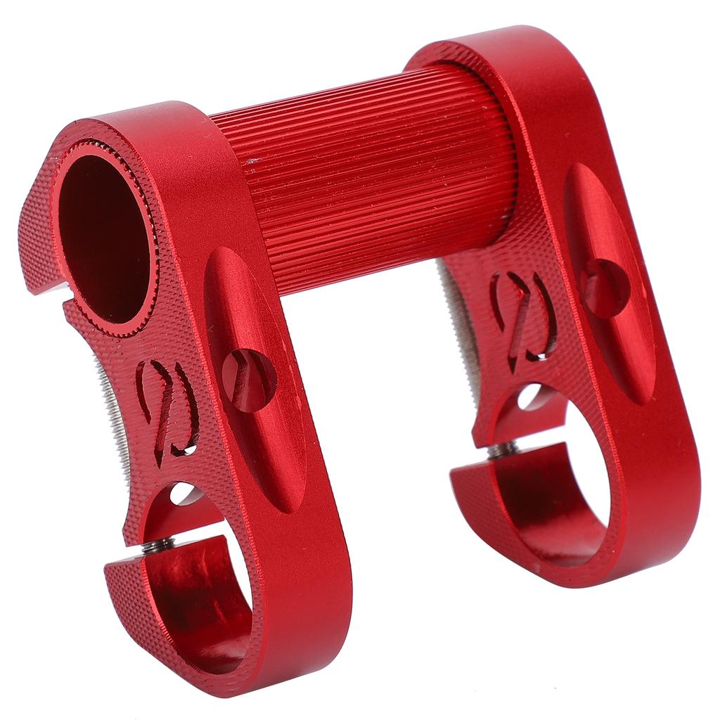 Bicycle Double Stem Riser 25.4MM Folding Bike Aluminium Alloy Adjustable Handlebar Stem