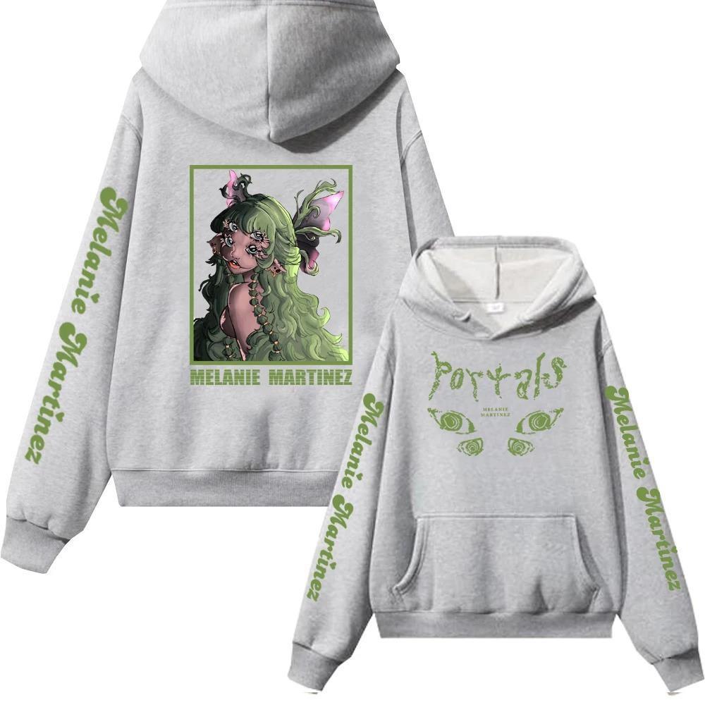 New Melanie Martinez Portals Tour Printe Hoodies Print Fashion Sweatshirt Hip Hop Casual Unisex Autumn Winter Fleece Tops Male