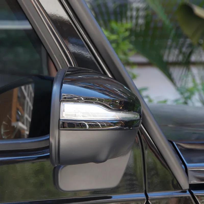 For Mercedes Benz G Class W463 -22 GLE GLS ABS Carbon Fiber Side Door Rearview Mirror Cap Cover Trim Sticker Car Accessories
