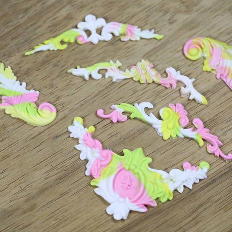 Premium Quality Silicone Fondant Mould With Vintage Baroque Cake Border Design