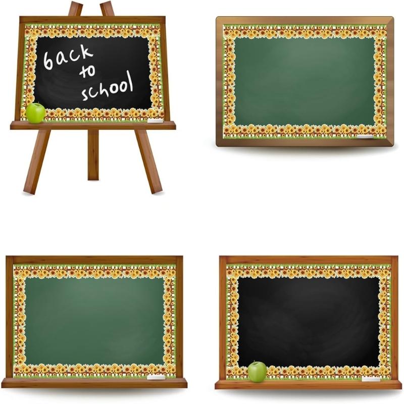 10m Bulletin Board Borders Flowers Classroom Blackboards Flowers Border Trim Decoration for Poster Boards Decoration