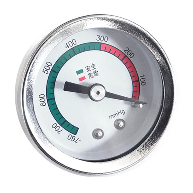 

Compact Vacuum Pressure Gauge Small Mini Pressure Gauge Diameter 4cm/1.6inches Connection Pipe 7.2mm/0.3in Durable 1