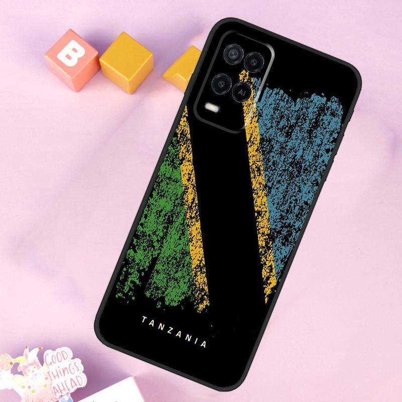 Tanzania National Flag Case For Oppo A98 A78 A18 A38 A58 A74 A94 A54 A15 A17 A57 A6 A5 Pro A16 A76 A96 A40 A60 A80