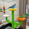 Wear Resistant Bird Cage Platform Space Saving Parrot Training Platform  for Small Birds