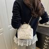 Chinese Style Shell Handbag Embroidery Butterfly Fashion Travel Shoulder Bag Elegant Metal Chains Cross-Body Bag Handbags