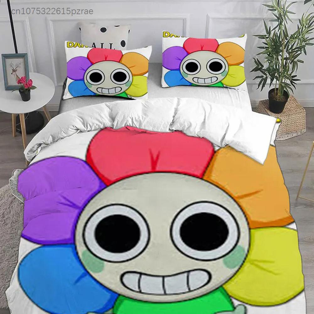 Game Scene Dandy's World Bedding Sets Bed Cover Comforter Duvet Cover Pillow Case 2-3 Pieces Sets Teenagers Children's Gifts