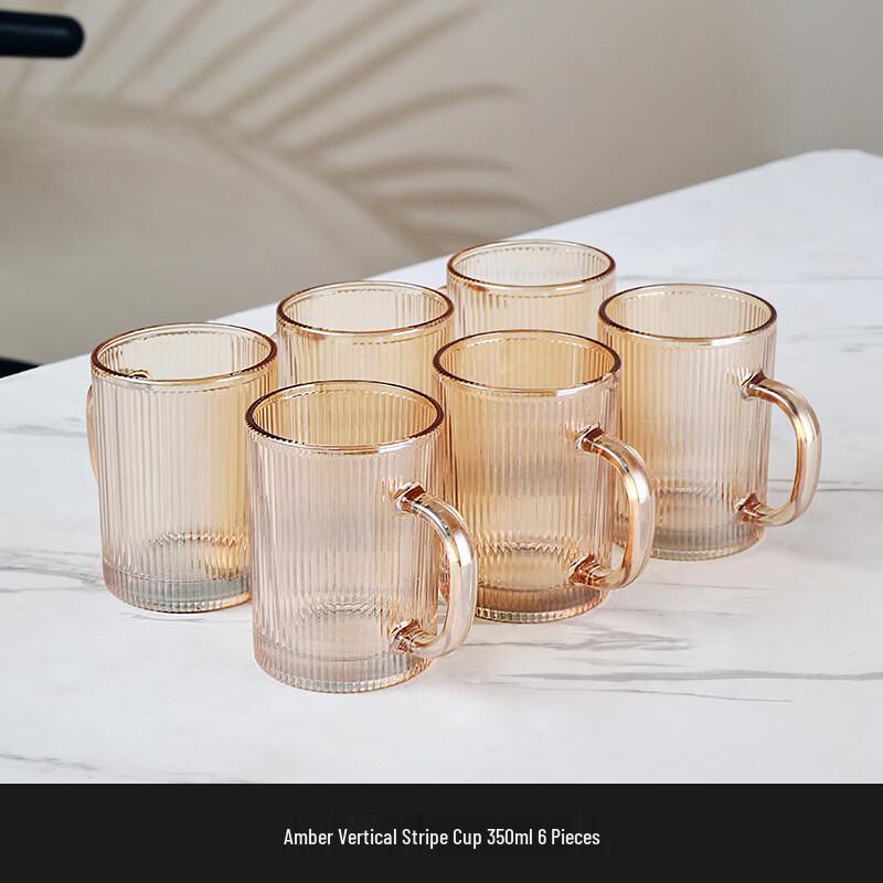 Handun Premium Borosilicate Glass Cup Set 350ml