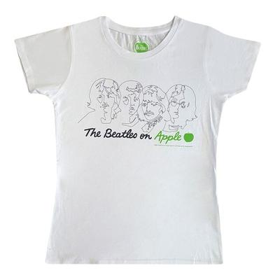 Womens/Ladies On Apple Back Print T-Shirt