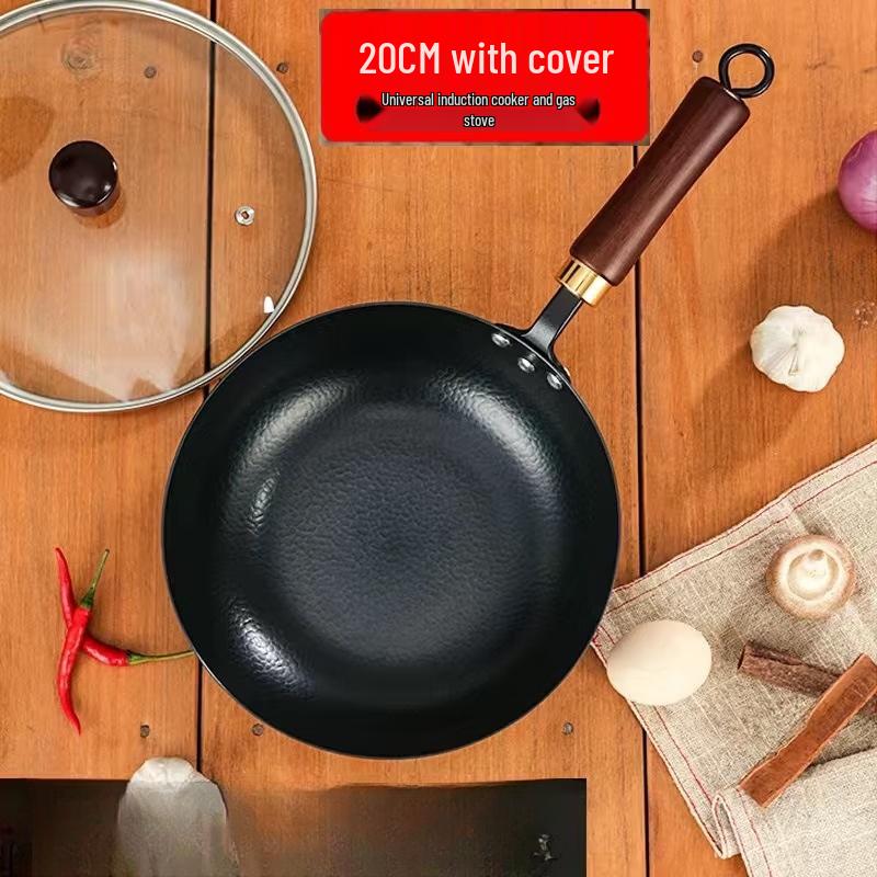 

Zhi Shi 20cm Forged Iron Pot with Glass Lid
