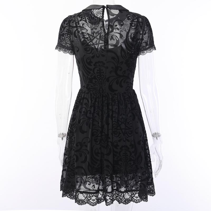 knee length dresses for ladies Mesh Babydoll Romper – Sheer Ruffle Halter Romper Dress By Midnight Hour –  Midnight Hour
