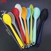 Silicone world Silicone Spoon Mixing Soup Spoons Kitchen Mixing Ladle Cooking Utensils Kitchenware Tool For Stirring and Serving