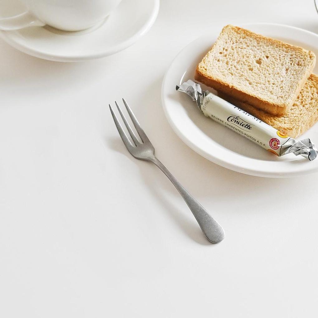 Tiny Blanc Ancien Vintage Cutlery Tea Fork