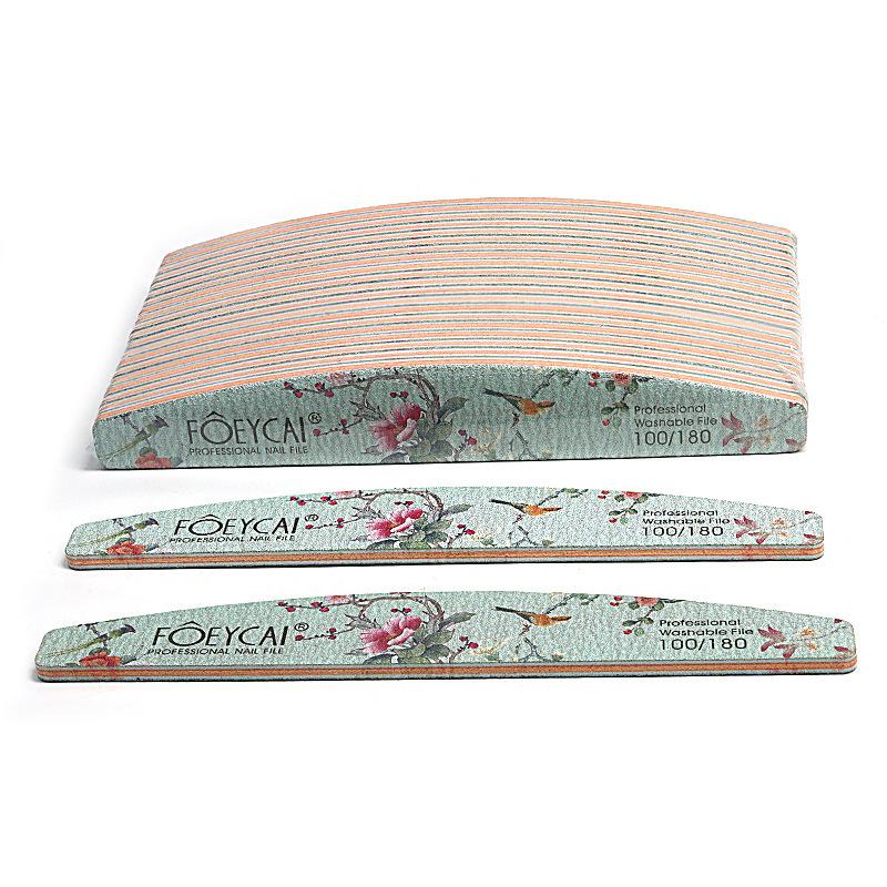 Floral & Bird Nail Art Salon Tools | Sanding, Polishing, Filing, & Repair Strips | Washable & Reusable