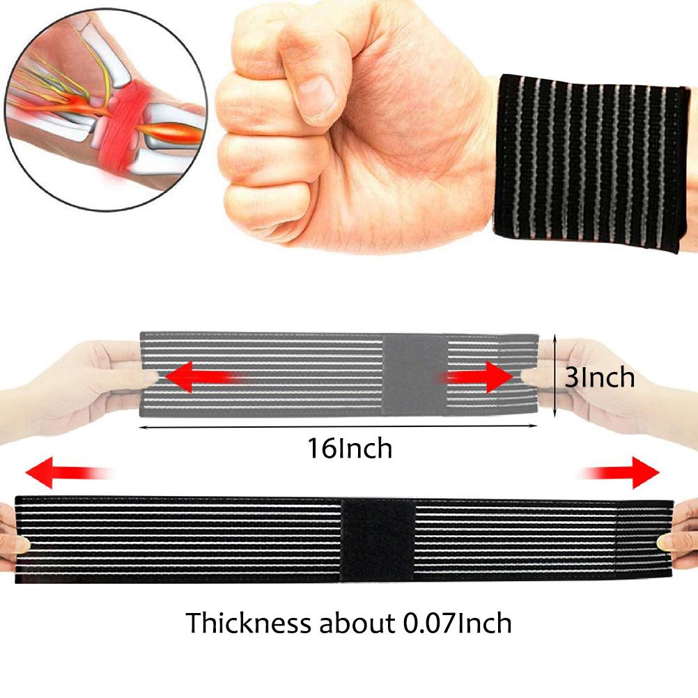 2 Pcs Wrist Brace Wrist Wraps for Men and Women Hand Support Bands Wristband for Weightlifting