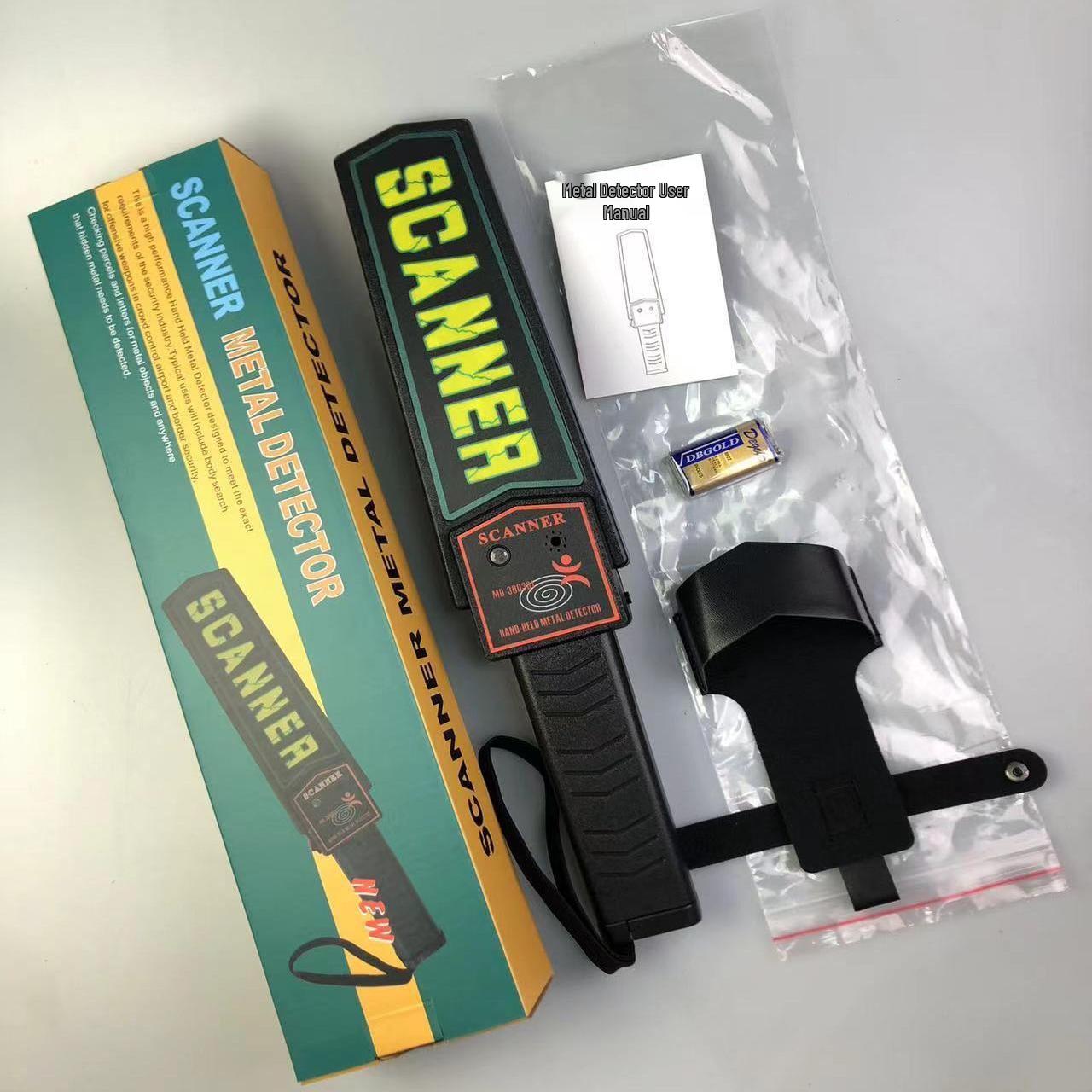 Rechargeable High-Sensitivity Handheld Metal and Mobile Phone Detector for School Security