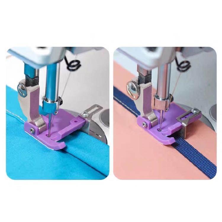 Sturdy Steel Quilting Presser Foot Extended Flatbed Sewing Attachment Advanced Cloth Guidance Expert Tailoring Accessory