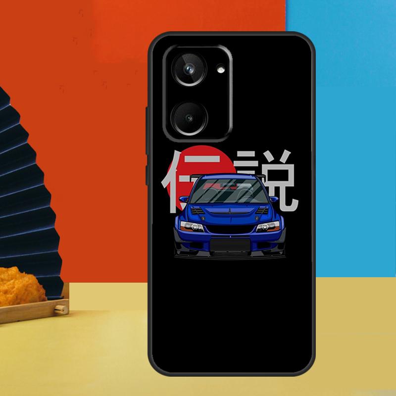 Yellow Jdm Cars For Realme 15 Pro 14 12 11 10 13 Pro Plus C65 C67 C63 C61 C55 C51 C53 C35 C75 GT6 GT7 Case