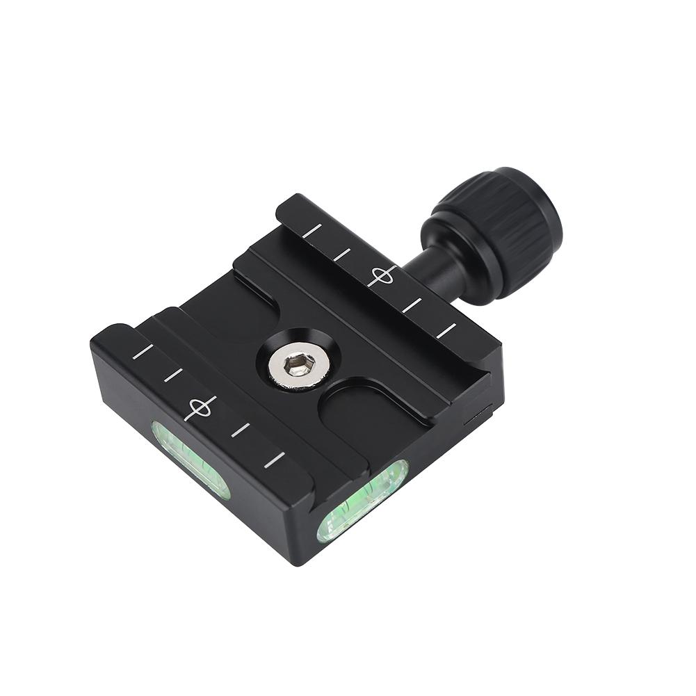 Metal Clamp Quick Release Plate For Arca SWISS RRS BENRO Tripod Ball Head LJ