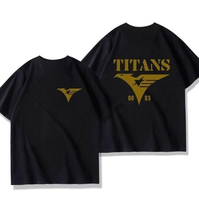Manxing COSPA Mobile Suit Z Gundam * Titans U.C. 0087 Joint Peripheral Short Sleeve T-Shirt On Clothes Tide