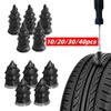 10-40pcs Car Tyre Repair Rubber Nail Set Universal Car Motorcycle Tyre Repair Nails Truck Scooter Bike Tire Puncture Repair Tool