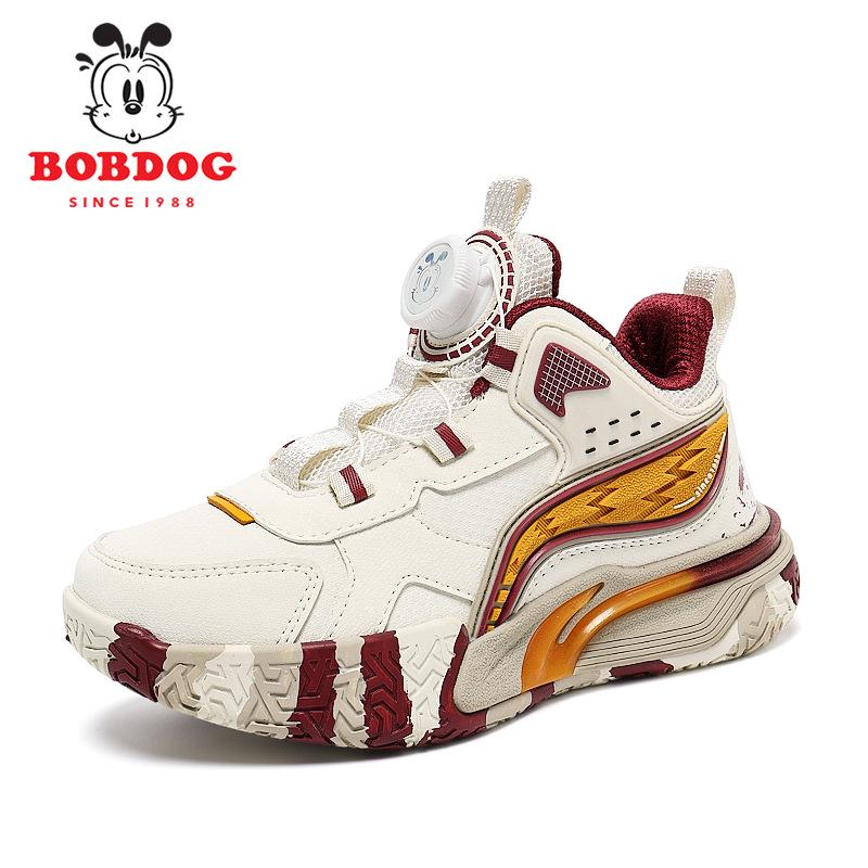

Bobodou Kids 2025 Autumn/Winter Waterproof Leather Sports Shoes - Non-slip, Soft Sole, Boys Running Sneakers 38 (Insole 24.2cm)