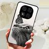 Tempered Glass Case For Poco X7 / X7 Pro Cute Animal Hard PC Glass Phone Cover For Xiaomi Poco X5 X6 Pro Shockproof Bumper Cases