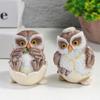 Resin Owl Statue Living Room Decoration Accessories Desk for Home Figurines & Miniatures Desktop Ornament