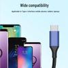 Fast Charging USB Type-C Cable for Android - 3A High Current, Aluminum Alloy, Data Transfer