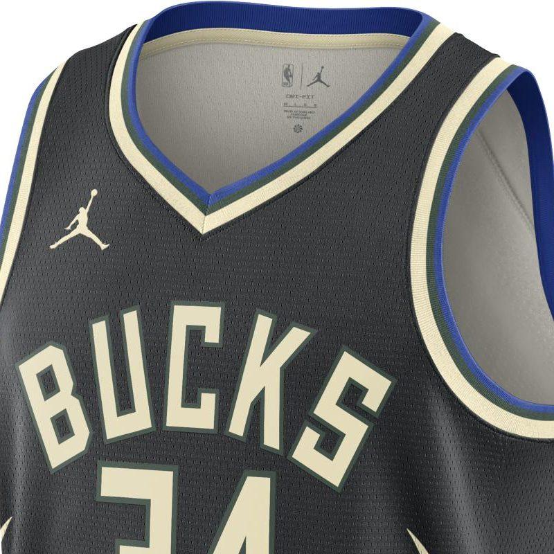 Jordan Dri FIT NBA Swingman Trikot Basketballtrikot Herren Schwarz DO9533-010